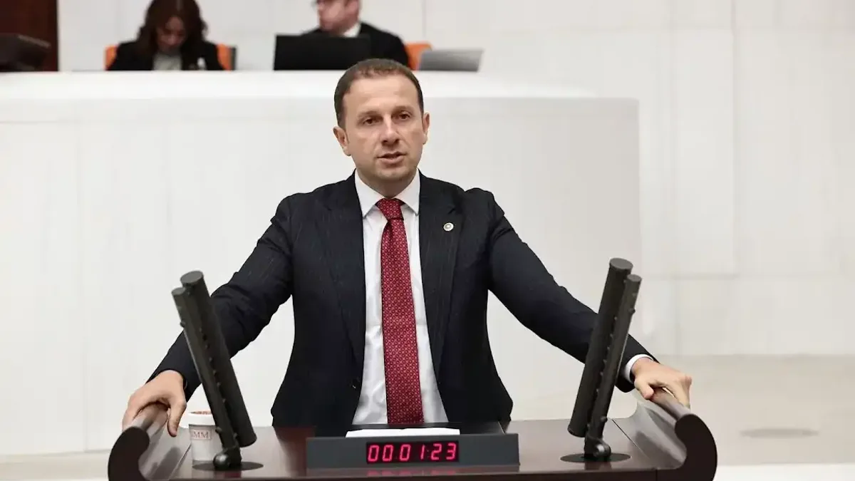 Kılıç, TBMM'de basın özgürlüğü üzerine konuşma yaparken.