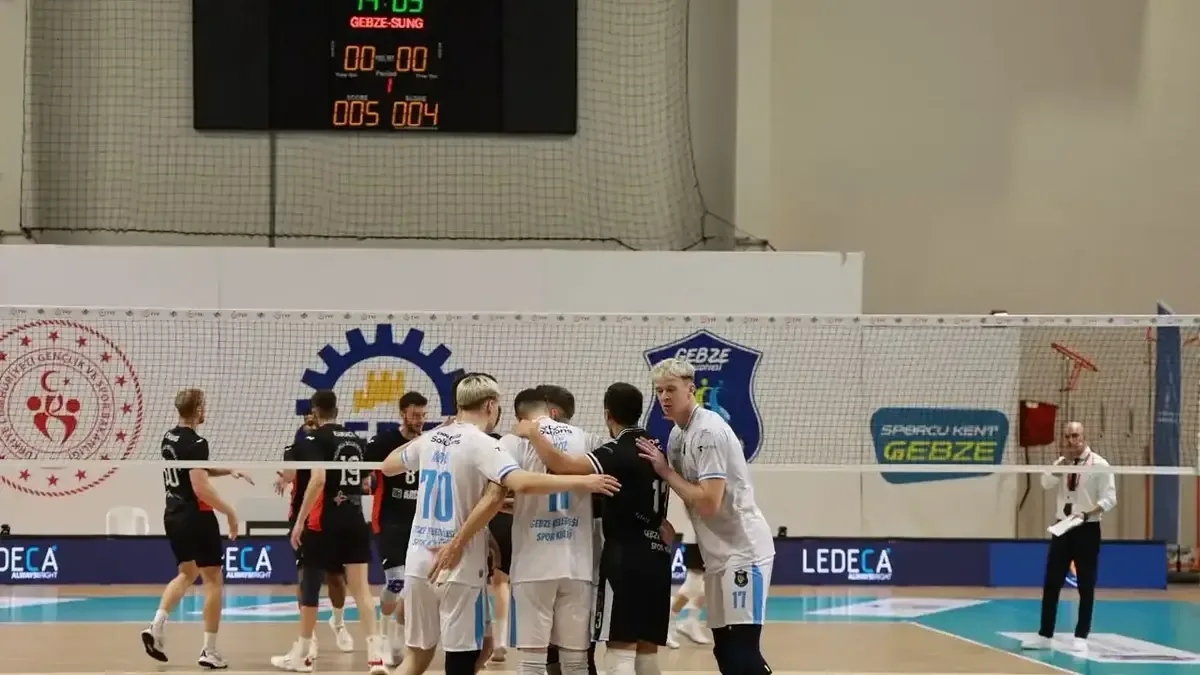 Gebze Belediyespor, Sungurlu Belediyespor'u mağlup etti.