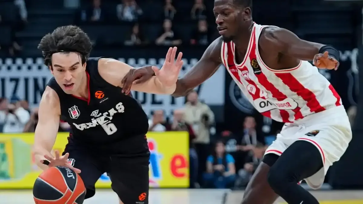 Beşiktaş, EuroLeague'de Olympiakos'a karşı mücadele etti.