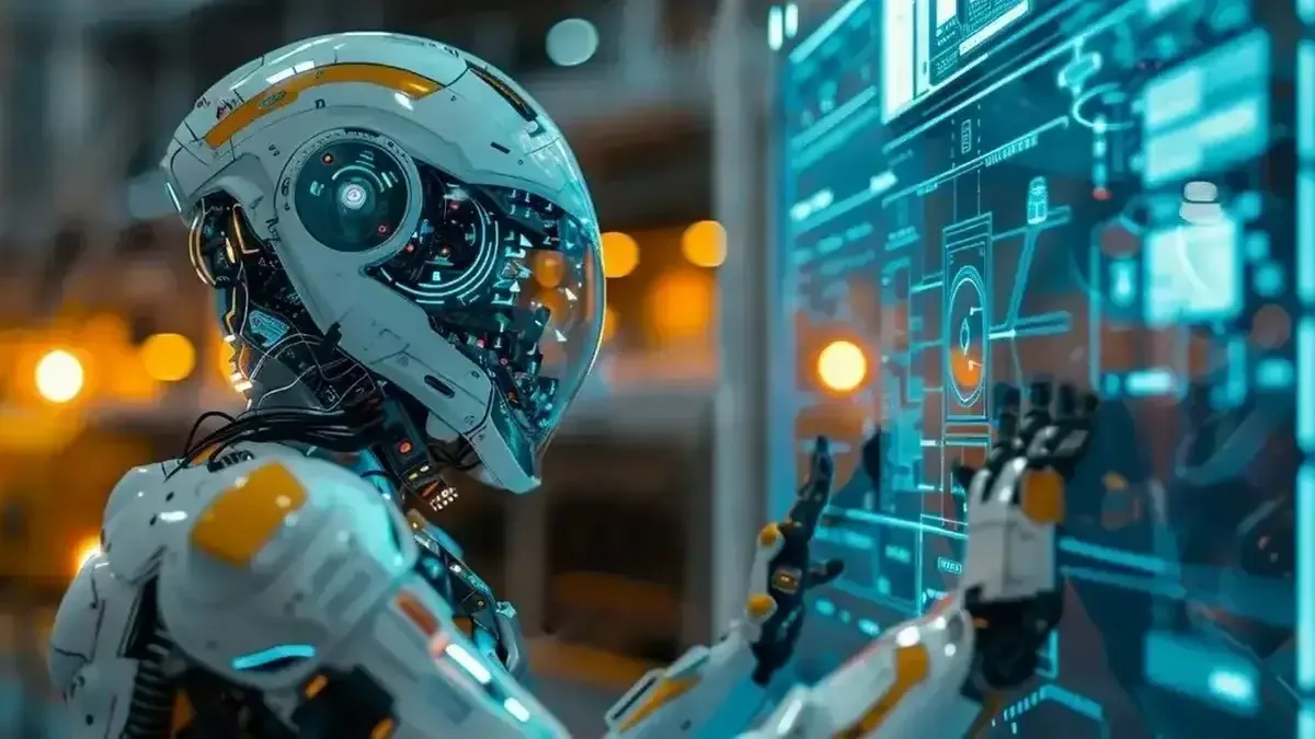 Yapay zekâ ve robot teknolojilerinin iş dünyasındaki etkileri.