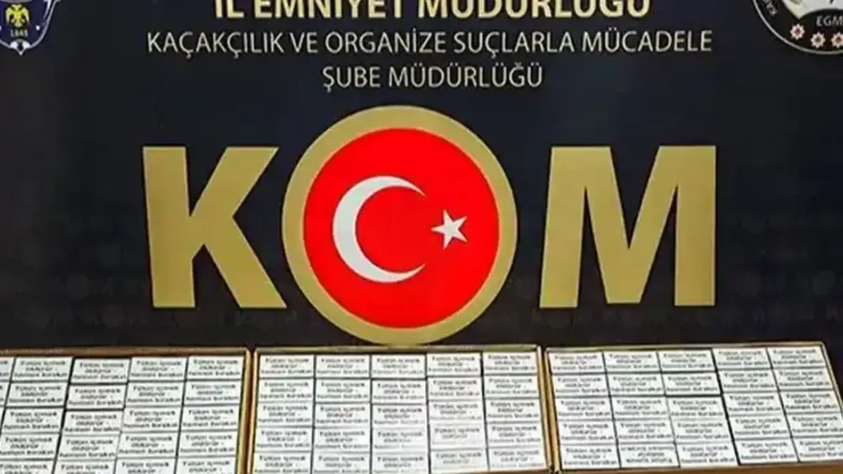 İstanbul'da kaçak tütün ticareti operasyonu