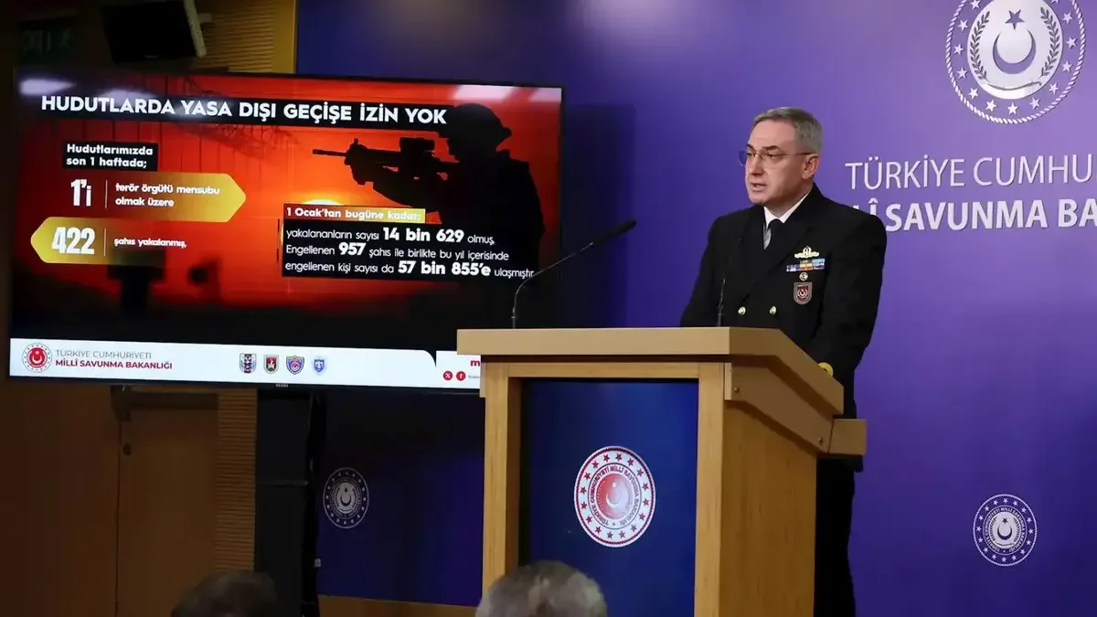 Milli Savunma Bakanlığı'nın hudut güvenliği raporu açıklandı.