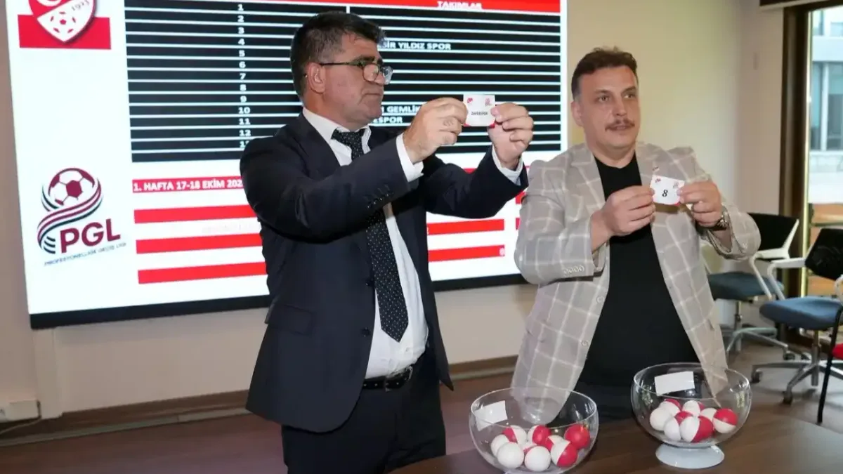 2026-2027 sezonu Profesyonelliğe Geçiş Ligi fikstür çekimi.