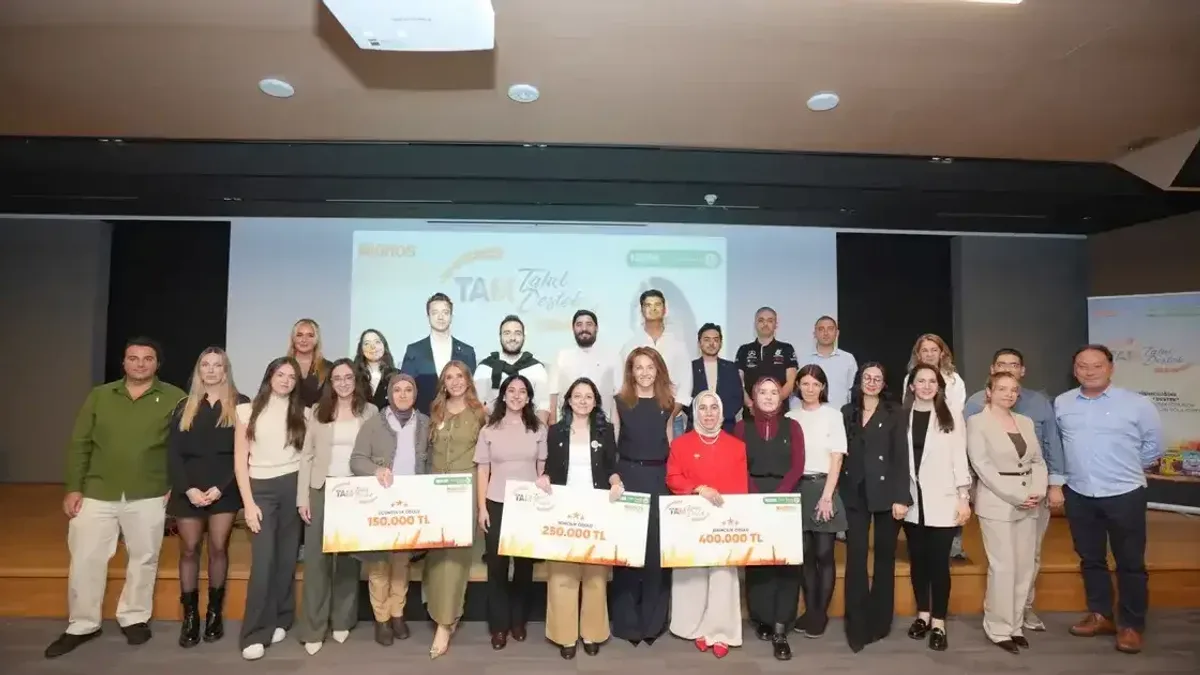 Tam Tahıl Tam Destek Projesi'nin kazananları ve ödül töreni.