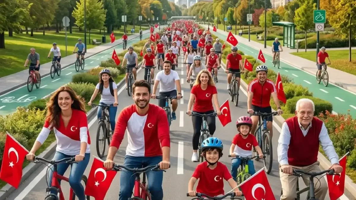 Türkiye'nin 81 ilinde bisikletle pedal çevirilecek.