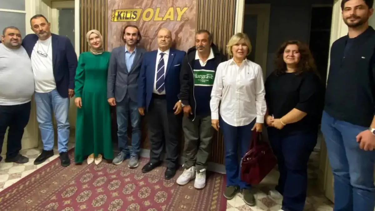 Kutlu Parti heyetinin Kilis İl Teşkilatı ile buluşma anı