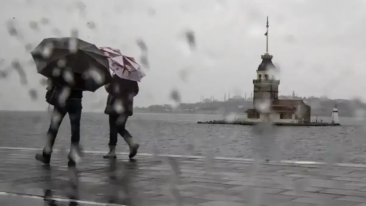 İstanbul'da kuvvetli yağış ve rüzgar bekleniyor.