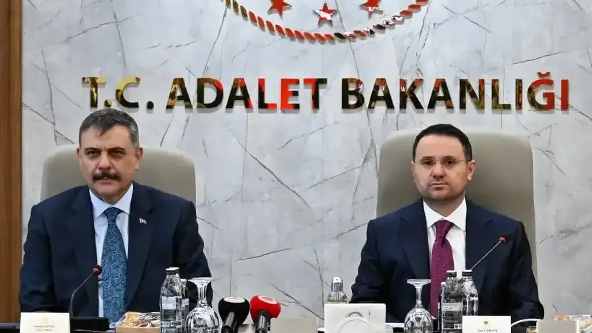 Adalet Bakanı Akın Gürlek, DOLUNAY Projesi'ni tanıttı.