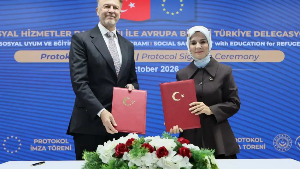 AB ve Türk Kızılay'dan ihtiyaç sahibi yabancı ailelere destek için yeni protokol imzalandı