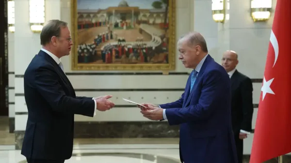 Cumhurbaşkanı Erdoğan, büyükelçileri kabul ediyor.