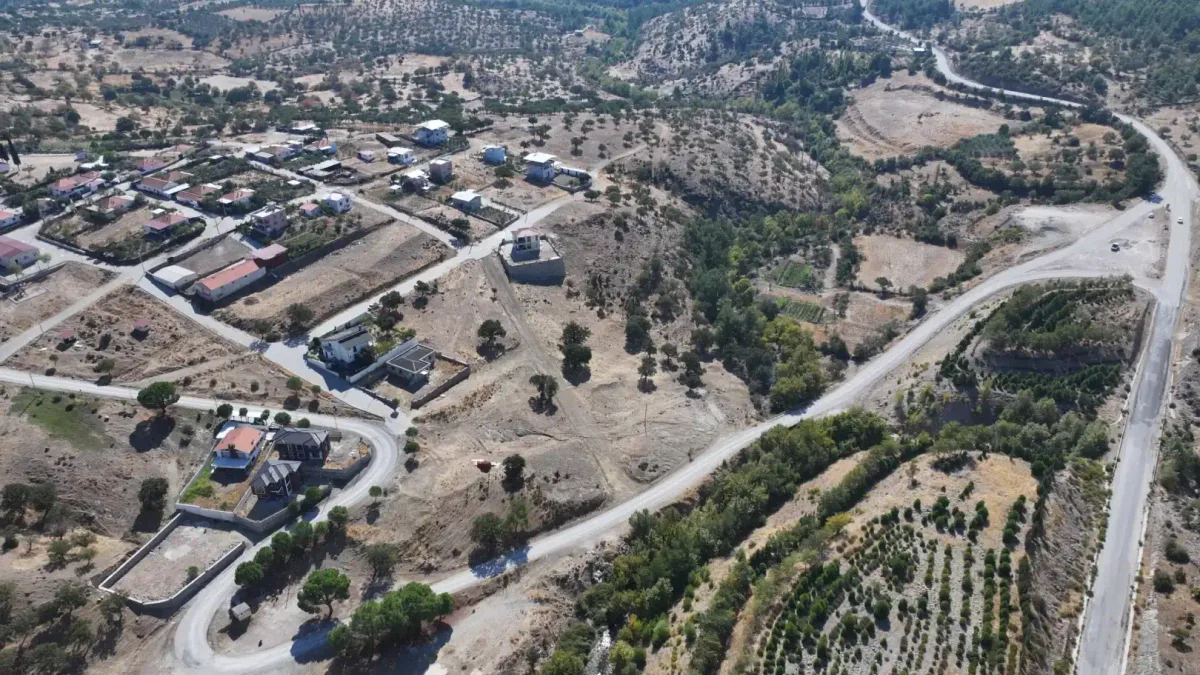 Yuntdağı bölgesinde yenilenen yolların görüntüsü.