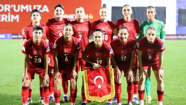 A Milli Kadın Futbol Takımı, Slovenya karşısında mücadele etti.