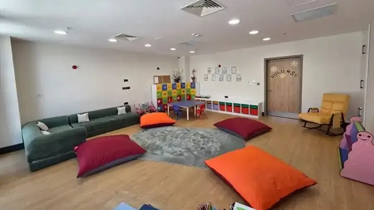 Denizli'de açılan Mola Evi'nin dış görünümü.