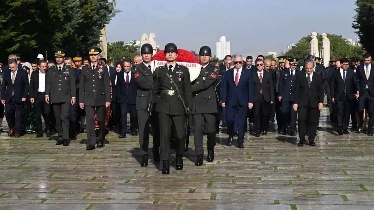 Ankara'nın başkent oluşunun 103. yıl dönümü töreni.
