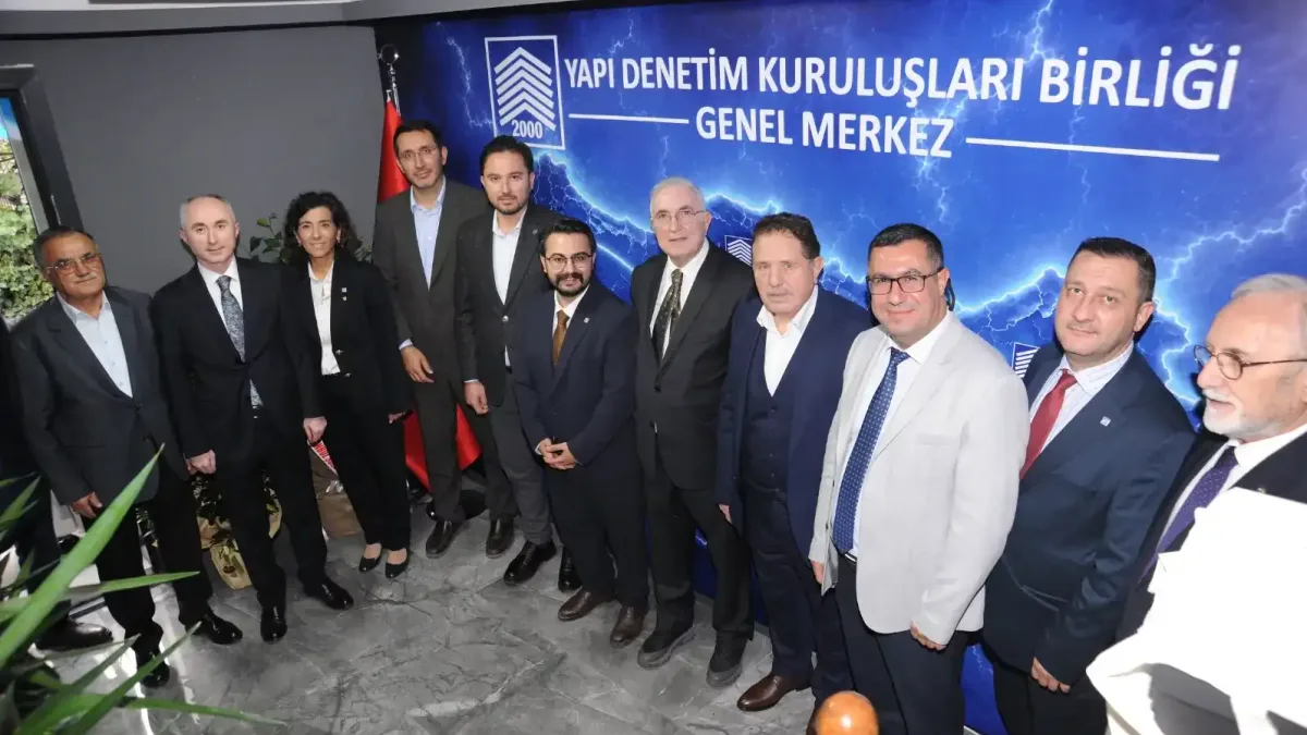 Yapı Denetim Kuruluşları Birliği'nin yeni genel merkezi açılış töreni.