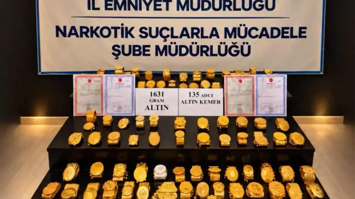 Uyuşturucu operasyonu sırasında ele geçirilen mal varlıkları