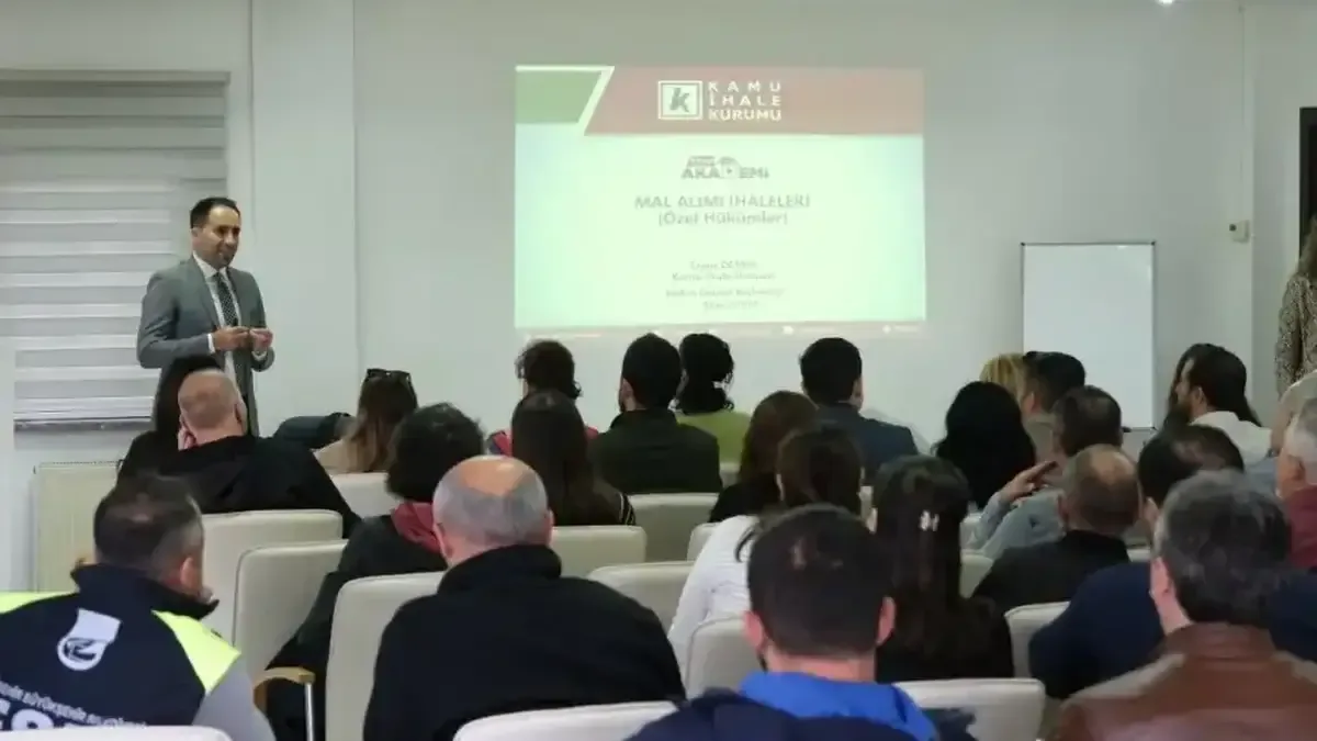 ESKİ personeline kamu ihale mevzuatı eğitimi verildi.