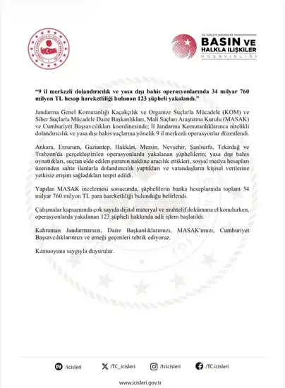 9 ilde dev dolandırıcılık operasyonu - Detay Görsel 2