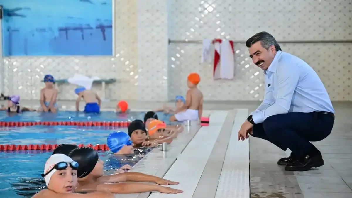 Yıldırım Belediyesi Kış Spor Okulları açılış etkinliği.