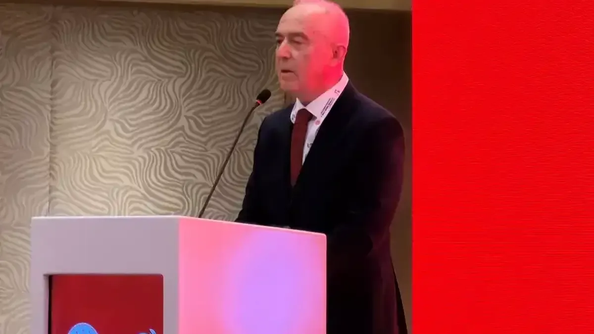 Türkiye Bisiklet Federasyonu Genel Kurulu'ndan bir görüntü.