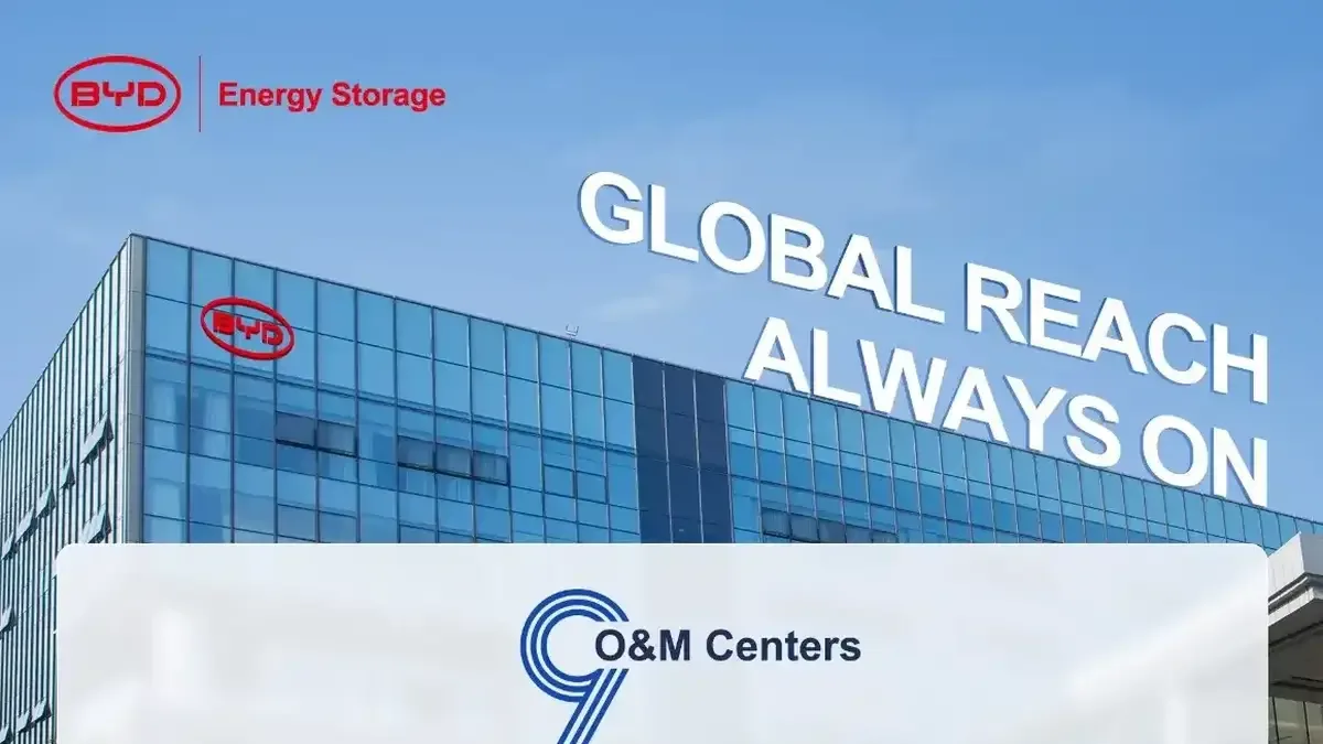 BYD Energy Storage'ın yeni servis merkezi açılışı.