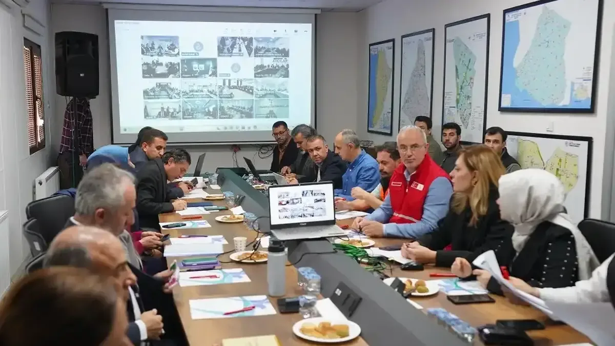 Beylikdüzü'nde gerçekleştirilen ulusal afet tatbikatı.