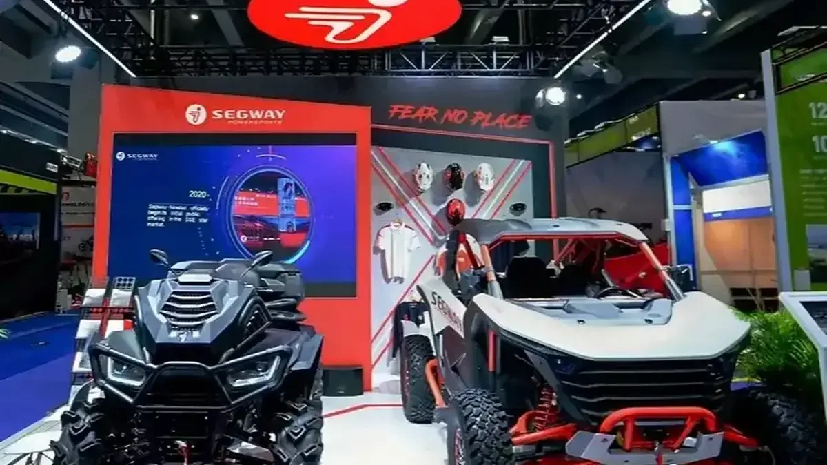 Segway Powersports, Kanton Fuarı'nda yeni modellerini tanıttı.