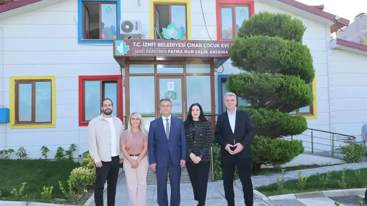 Şehit Öğretmen Fatma Nur Çelik Çınar Çocuk Evi'nin açılış hazırlıkları devam ediyor.