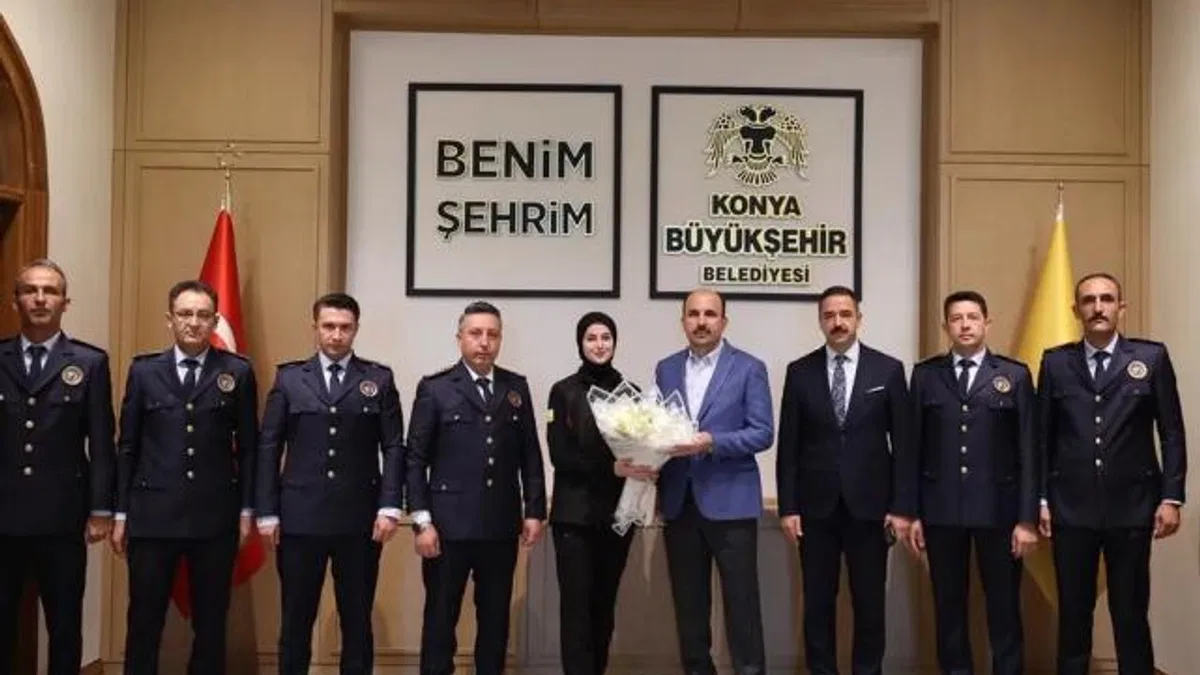 Konya İtfaiyesi'nden Başkan Altay'a ziyaret