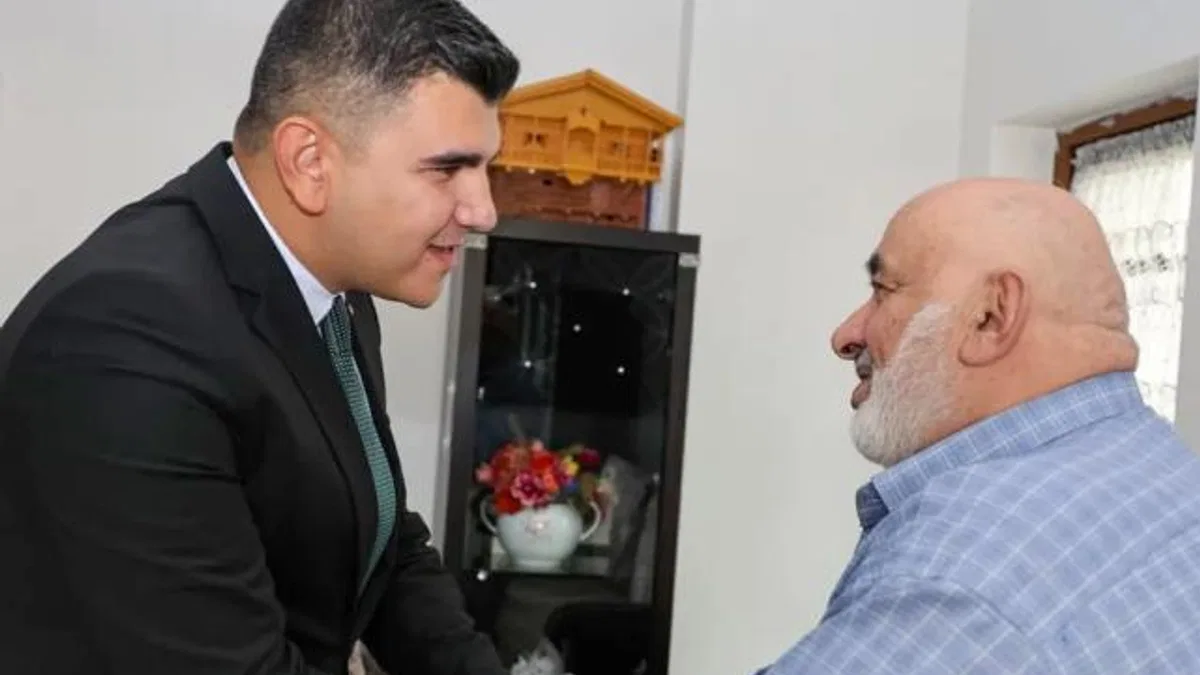 Artvin Vali Vekili Erdoğan'dan Kıbrıs gazisine ziyaret