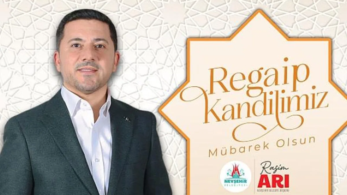 Belediye Başkanı Rasim Arı'dan Regaip Kandili Mesajı