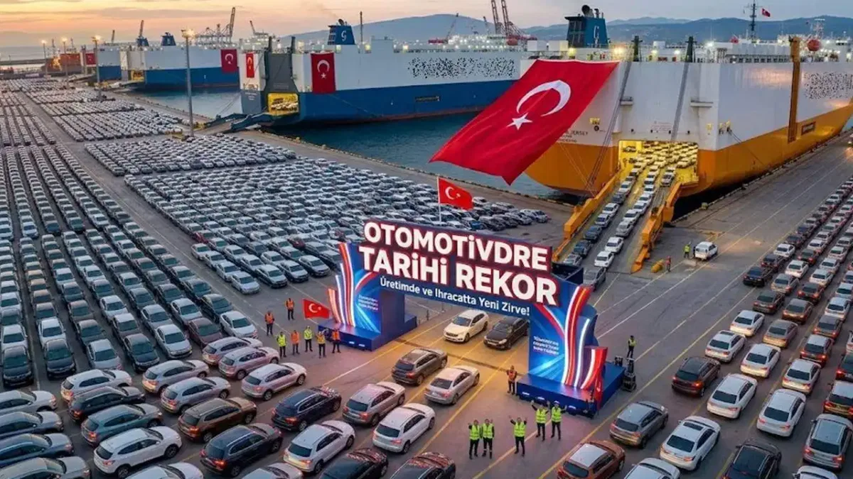 Otomotivde tarihi rekor! İhracat 41,5 milyar dolara ulaştı
