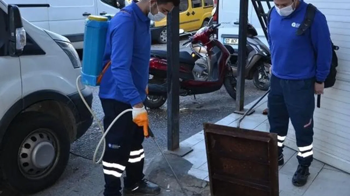 Antalya'da vektörel mücadele çalışmaları sürüyor