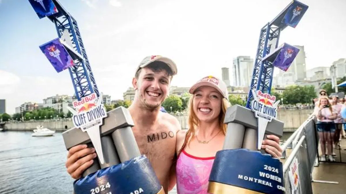 Red Bull Cliff Diving Kanada etabında zafer Heslop ve Carlson’ın oldu