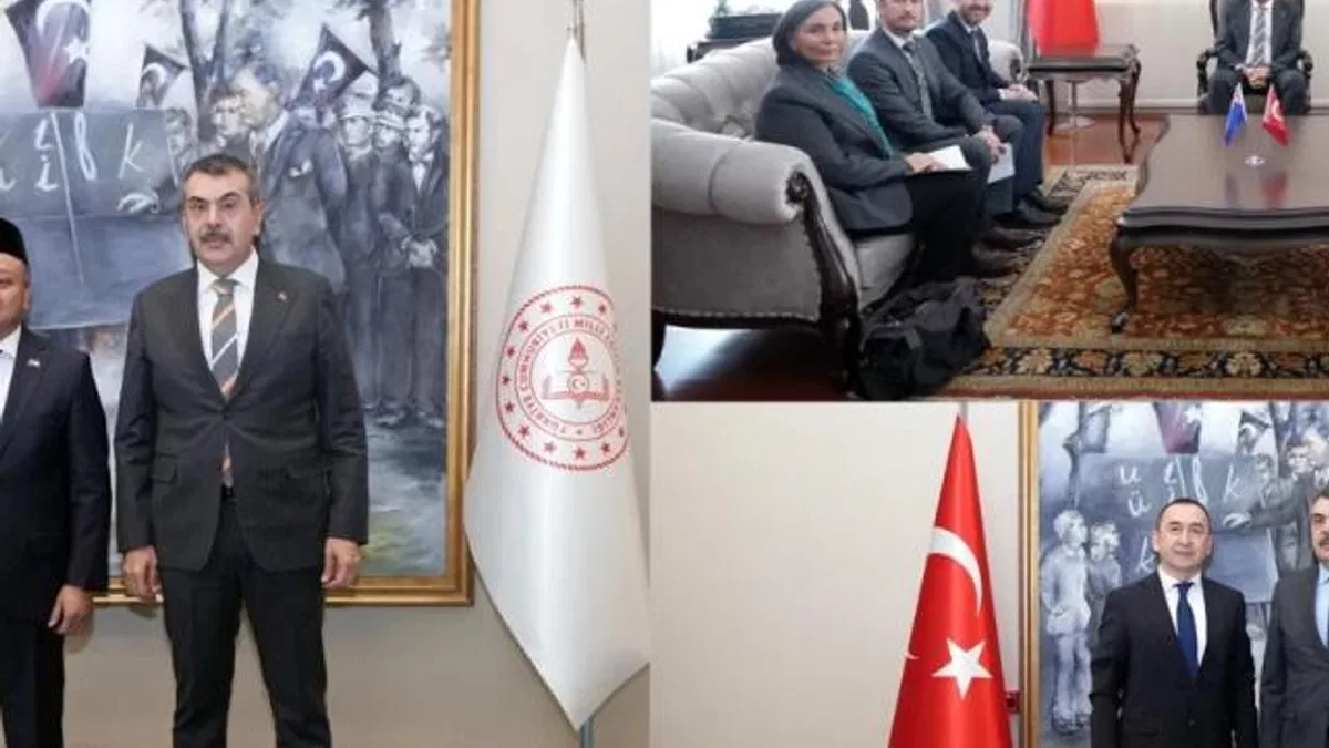 Üç ülkenin Ankara büyükelçileri MEB'de