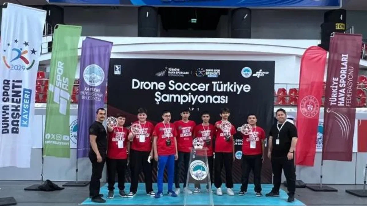 Kayseri'de Drone Soccer Türkiye Şampiyonası heyecanı