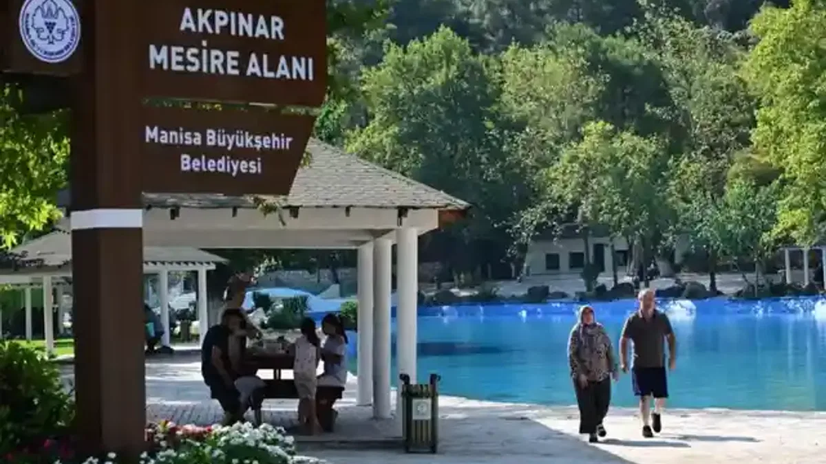 Manisalıların Akpınar Mesire Alanı özlemi sona erdi