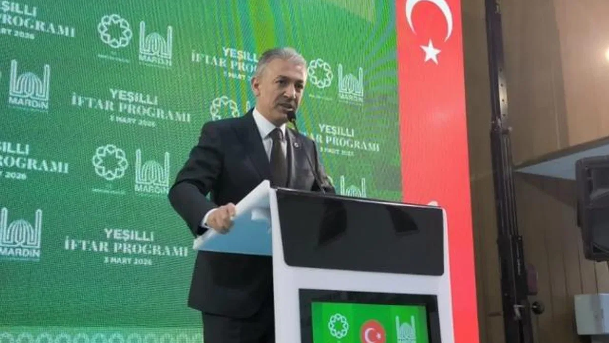 Mardin Yeşilli'de geniş katılımlı iftar sofrası kuruldu