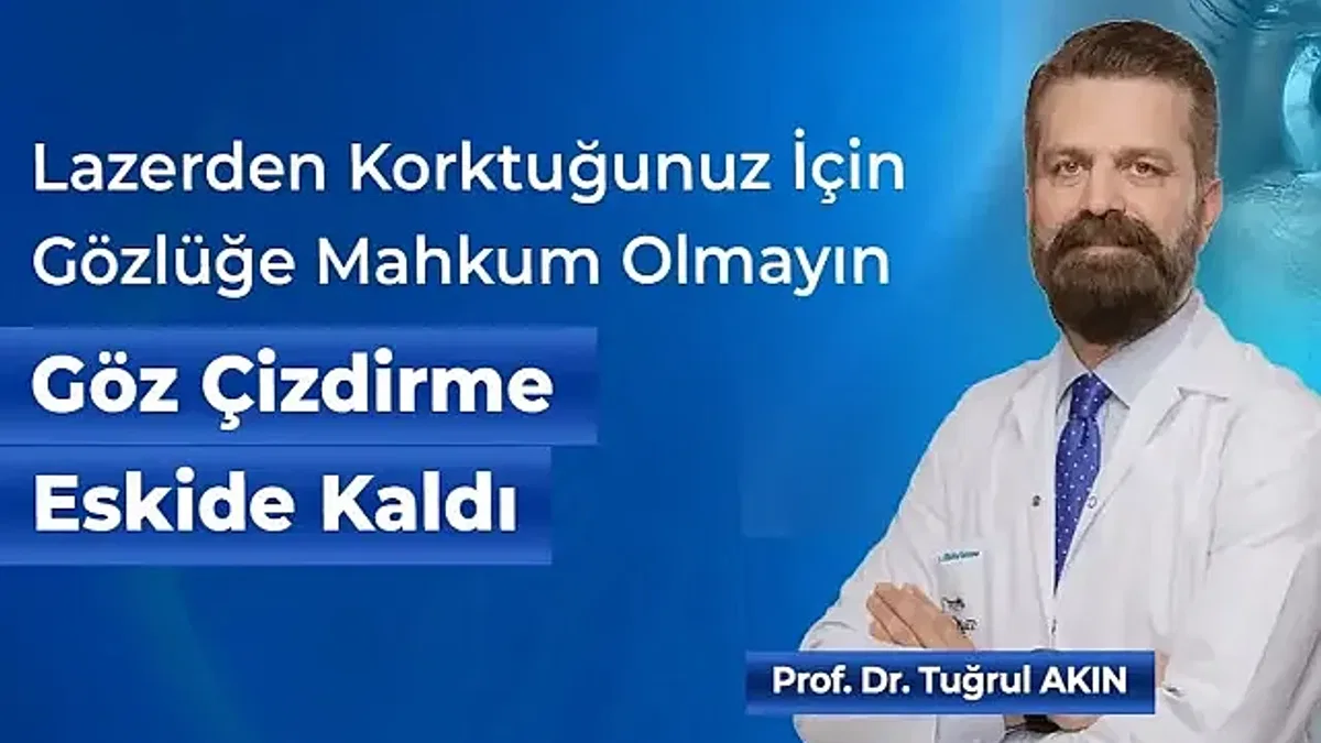 Lazerden Korktuğunuz İçin Gözlüğe Mahkûm Olmayın: Göz Çizdirme Eskide Kaldı