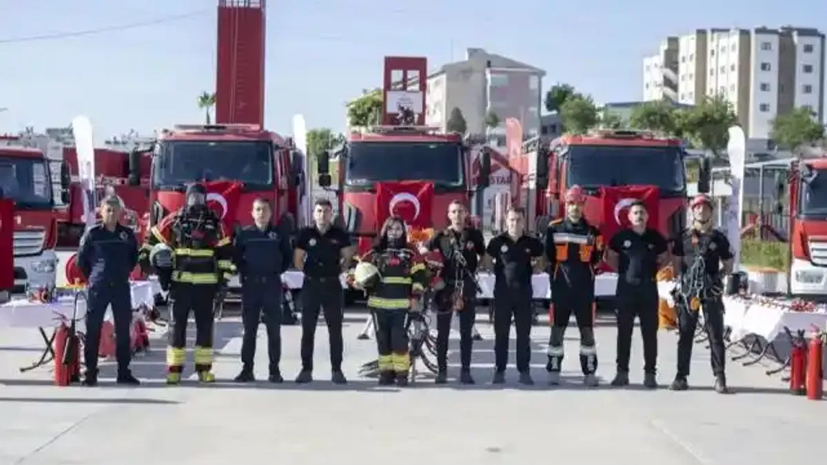 Mersin itfaiyesi modern ekipmanlarla güçlendi