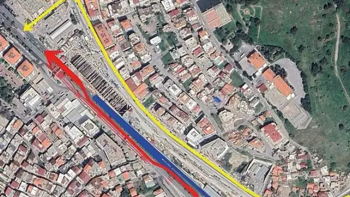 450 tonluk köstebek kara yoluyla taşınacak Buca Metrosu'nda "dev mesai"