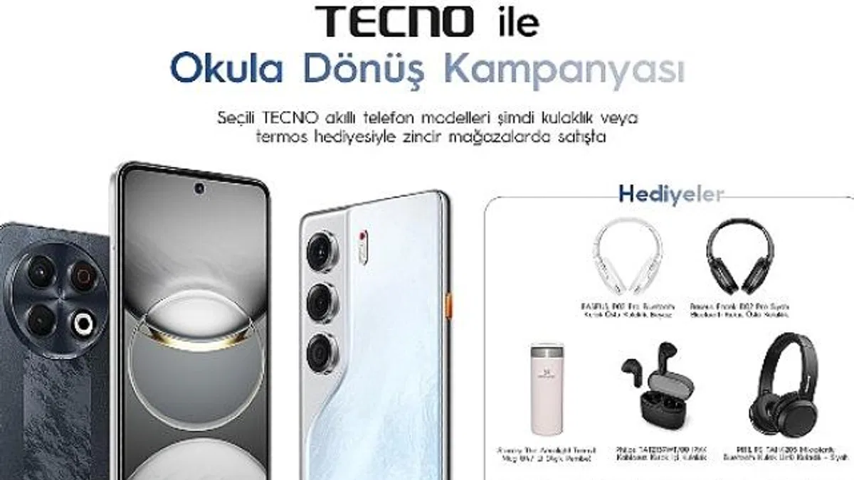 TECNO'dan Okula Dönüş Kampanyası: Yeni Döneme Teknolojiyle Başla!