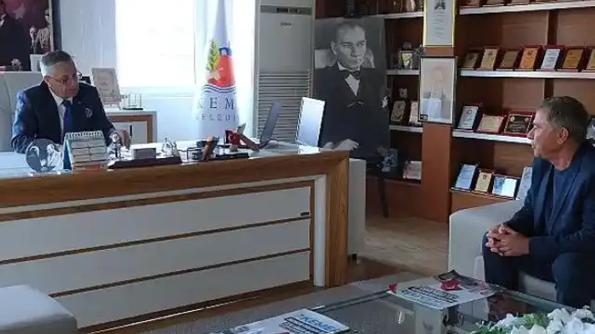 Öniz'den Başkan Topaloğlu'na ziyaret