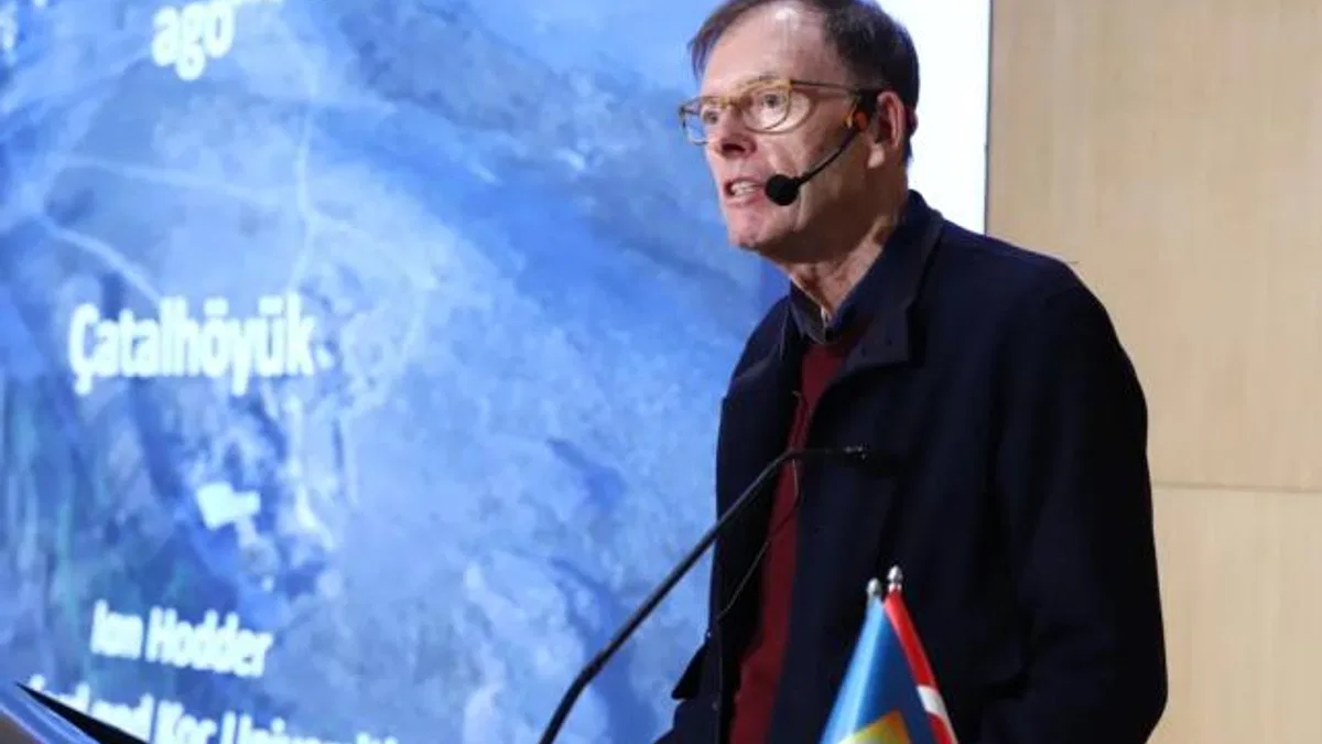 Konya'da SKAL üyeleri arkeolog Prof. Hodder'i ağırladı