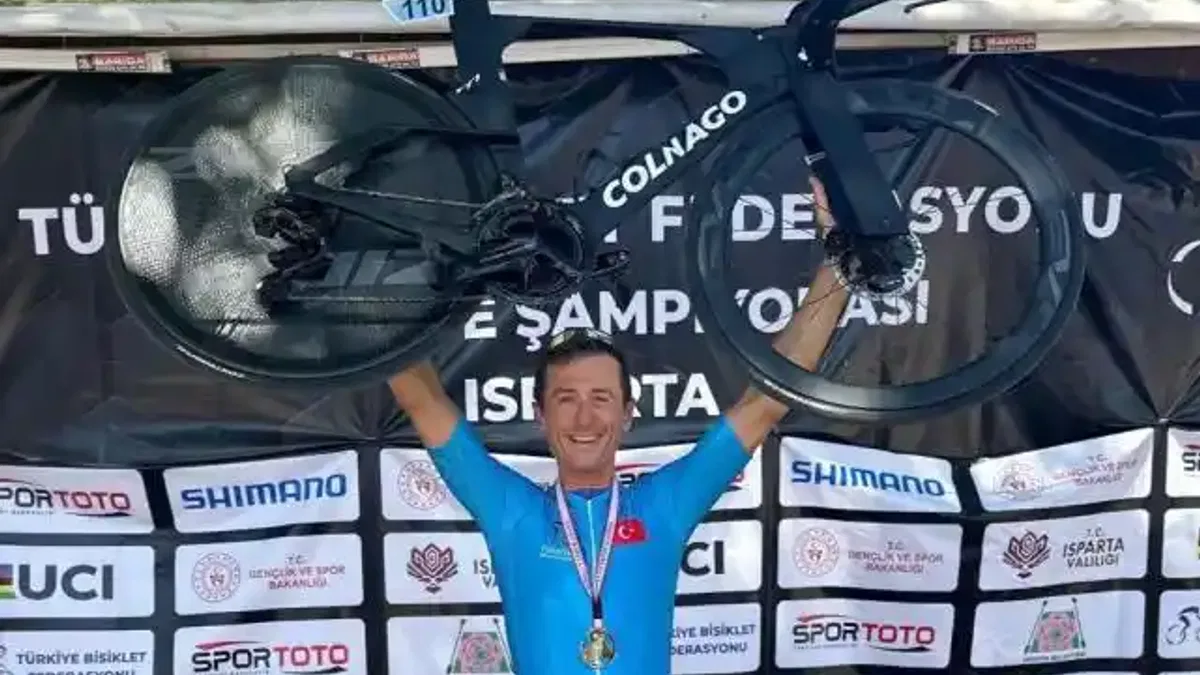 Mudanya'nın bisiklet sporcusu zirveye pedal çevirdi