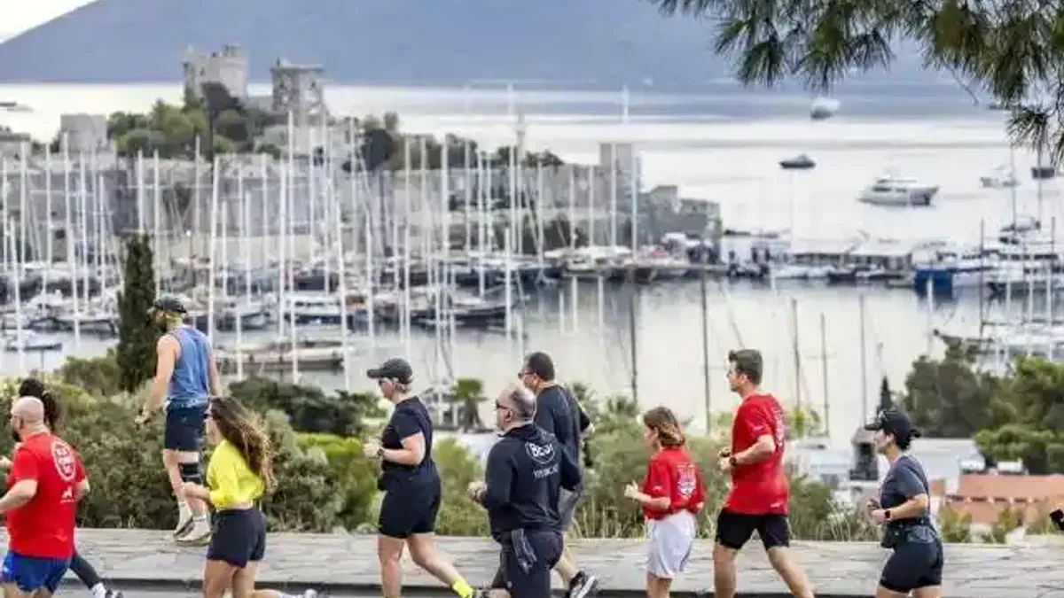 Muğla Bodrum'da yarı maraton heyecanı... 23 ülkeden 2.100 sporcu katılacak