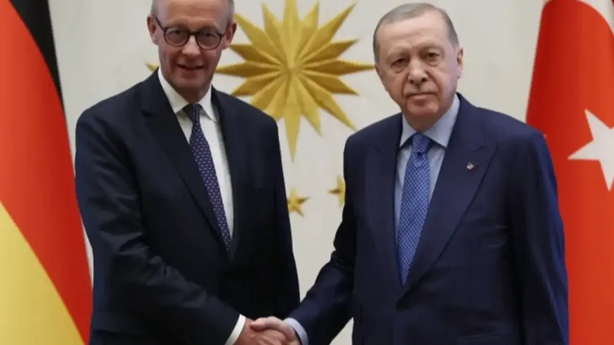 Cumhurbaşkanı Erdoğan, Almanya Şansölyesi Merz ile görüştü
