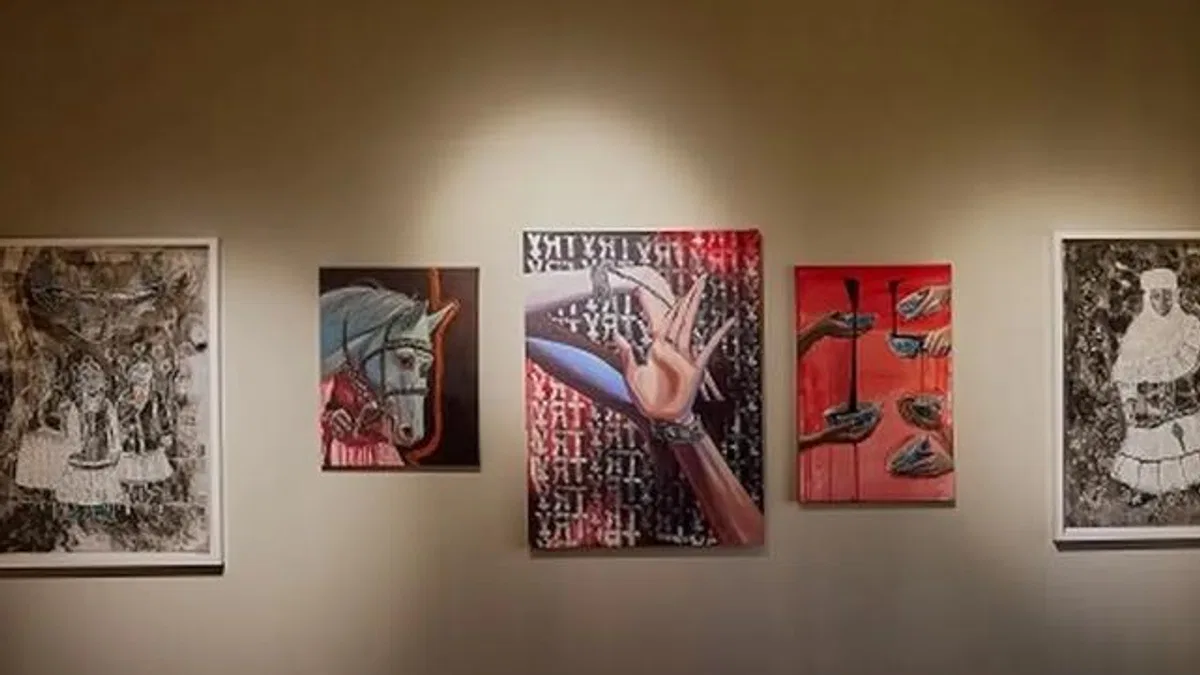 'Modern Kazak Sanat Sergisi' Metrohan’da sergilenecek