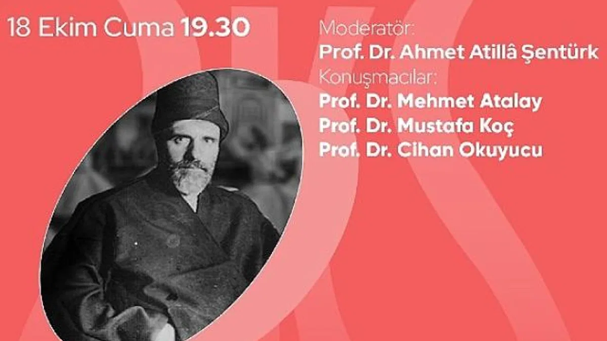 Tâhir'ül-Mevlevî paneli, 18 Ekim Cuma akşamı Zeytinburnu Kültür Sanat'ta gerçekleşecek.