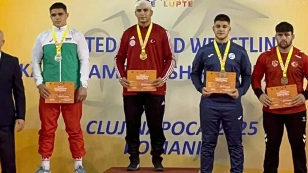 Gebzeli güreşçiler Balkan Şampiyonası'ndan madalyalarla döndü
